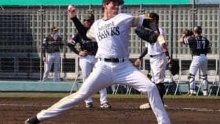 鷹スチュワート、6回無安打無失点の圧巻投球　ファーム練習試合で中日打線を手玉