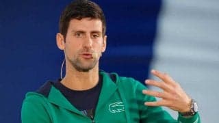 ジョコビッチは中止の正式発表前に、一足先にアメリカを出国