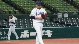 西武松坂、本拠地で約3年ぶりの“凱旋登板”　ヤクルト戦に3番手でマウンドに