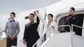 2020東京五輪の”聖火”が日本に到着。3月26日に福島県のＪヴィレッジから聖火リレーがスタート