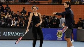 ボリウッドの美人女優がフェデラーを指名「セーフハンドチャレンジ」