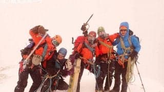 １年間の集大成　冬山登頂成功／冬山合宿