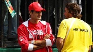 フェデラーに無敗の男、フェデラーの真似をするも大失敗