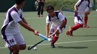 【ホッケー部男子】４年生卒業記念　「男磨き」　主将・福田博之