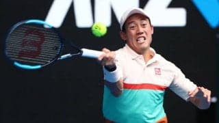 錦織 復帰後の新ウェアは鮮やかなターコイズブルー