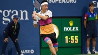 錦織 モデルのようなポーズでラフなファッションを披露。「痩せた？」の声も