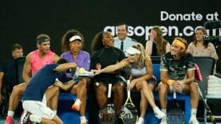 前代未聞の4人対4人のテニス？チャリティーでトップ選手がやりたい放題