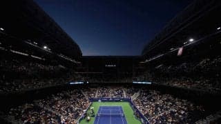 全米OPのスタジアムに大量のダンボール。一丸となって新型コロナに立ち向かう