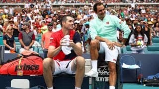 錦織に代わりイズナーがフェデラーとチャリティーで対戦へ。開催可否は前日判断