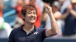 錦織との初対戦を制した西岡「最大の経験になった」。トップ10選手に初勝利
