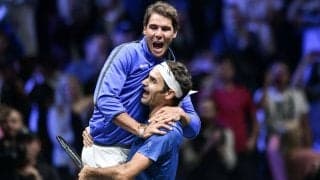 2年ぶりにフェデラーとナダルによる夢のダブルスが実現。日本時間19時開始予定