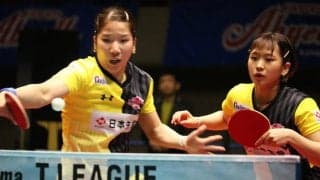 【Tリーグ】“ダブルスの鬼”を探せ　高い勝率誇るダブルス巧者は？