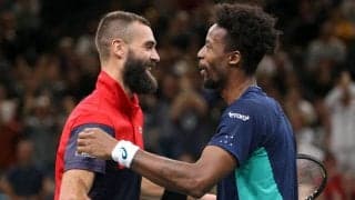 ペールが意表を突く2球連続の股抜きショットを披露。「キリオスより才能ある」