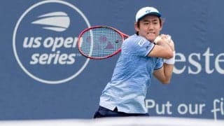 世界77位 西岡、錦織の待つ2回戦に進出。マレーはシングルス復帰戦敗れる