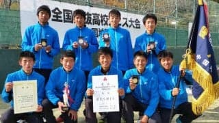 中国地区大会男子優勝校　岡山理科大学附属高等学校インタビュー【第42回全国選抜高校テニス大会】