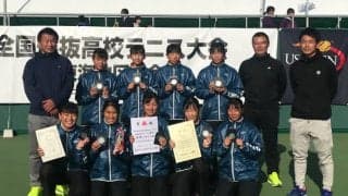東海地区大会女子準優勝校　三重県立津商業高等学校インタビュー【第42回全国選抜高校テニス大会】