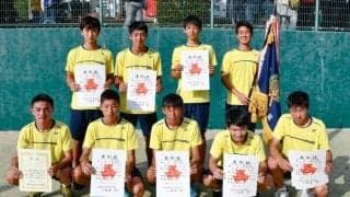 四国地区大会男子優勝校　新田高等学校インタビュー【第42回全国選抜高校テニス大会】