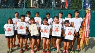 四国地区大会女子優勝校　徳島商業高等学校インタビュー【第42回全国選抜高校テニス大会】