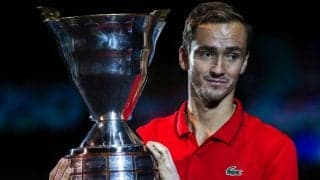 メドベージェフのスタイルは「勝った時に感情を顔に出さないこと」。それでも優勝の喜びを隠しきれず