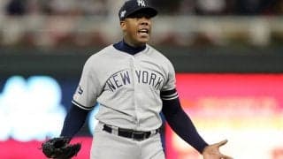 【MLB】人類最速チャップマンがボクサーに!?　本格スパーリング姿にファン驚愕「ビースト」