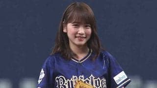 【始球式名場面】「今年こそはノーバウンド」　リベンジ誓った元AKB48・川栄李奈さんの1球は？