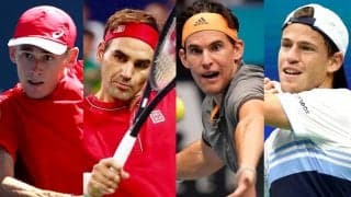 フェデラーVSデミノーの決勝。ウィーンではティーム対シュワルツマン