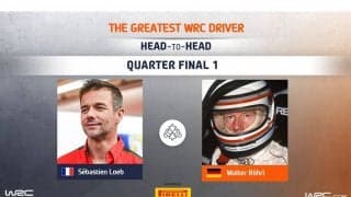 WRC.com「最も偉大なWRCドライバー決定戦」準々決勝 ローブ対ロールの投票を受付中