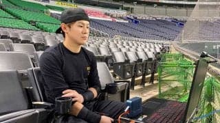 鷹・牧原、自主練習中も周東に“対抗心”「試合がなくて張り合う相手がいないので…」