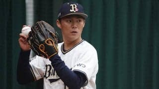 オリ山本の「風を切り裂く」剛球ブルペン動画が話題　「絶対打てない」「芸術品」