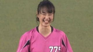 【始球式名場面】「可愛すぎやろ」祝・通算100勝　当時19歳の藤田菜七子さんが“初登板”