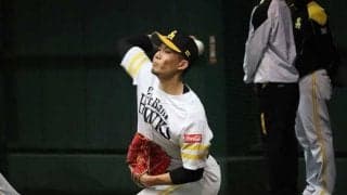 鷹・千賀、新投法での剛速球キャッチボール動画にファン驚愕「ハートを射抜かれそう」