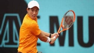 錦織の打球が相手の股間に。試合開始直前の笑劇【2017年マドリード珍プレー】