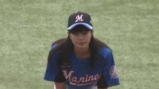 【始球式名場面】美女の103キロに球場どよめく！　稲村亜美さんが最速記録を更新