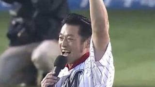【始球式名場面】予想外の剛速球に驚き？　元“高校球児”アントキの猪木さんの驚愕始球式