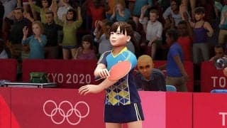 福原愛、張本智和が東京五輪公式ゲームに登場　シングルス・ダブルスで対戦可能