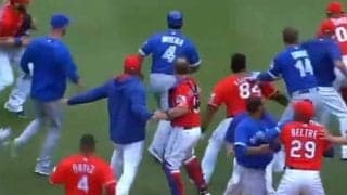【MLB】“史上最高の乱闘劇”にファン大興奮　右ストレート炸裂に「素晴らしいパンチ」