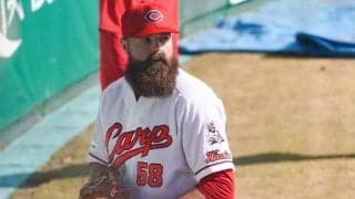 広島新助っ人DJ・ジョンソン、地元紙にNPB挑戦の理由明かす　「僕はここで優勝したい」