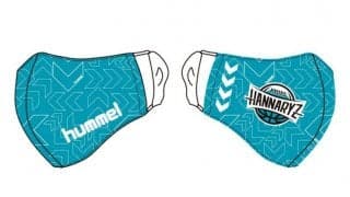 京都ハンナリーズ、hummelとコラボしたマスクを枚数限定で販売
