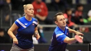 卓球スロバキア代表、コーチがオンラインで選手を指導　工夫して練習