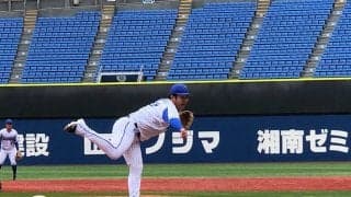 DeNA山崎、シート登板でまさかの3連打も笑顔「野球ができる喜びを感じた」
