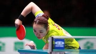 伊藤美誠の巻き込み、丁寧のしゃがみ込み…　卓球選手のユニークなサーブフォーム