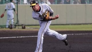 阪神藤浪、最速154キロの剛速球で1イニング3奪三振の力投！　77日ぶり対外試合登板