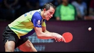 まるでテニス？張本戦で放ったカルデラノのスーパーショットをITTF絶賛