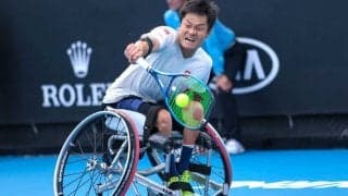 国枝慎吾の目線でラリーを体感！練習動画に「思ったよりも速い」の声