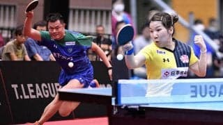 【卓球】Tリーグ 侯英超と森さくらがMVP