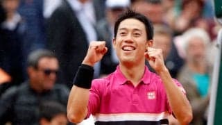 錦織の打球が、消えた？相手もビックリ【2019年全仏珍場面】
