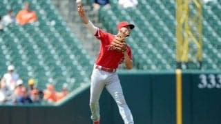 エ軍シモンズの大学時代は150キロ右腕！　MLB公式「投手として動いた球団も…」