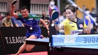【卓球】Tリーグ 侯英超と森さくらがMVP