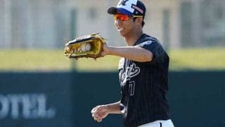 ロッテ・福田秀が先制阻止のファインプレー！　風速10メートルの悪条件も関係なし