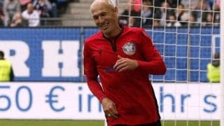 古巣バイエルンで練習継続のロッベン氏、現役復帰の可能性は明言せず